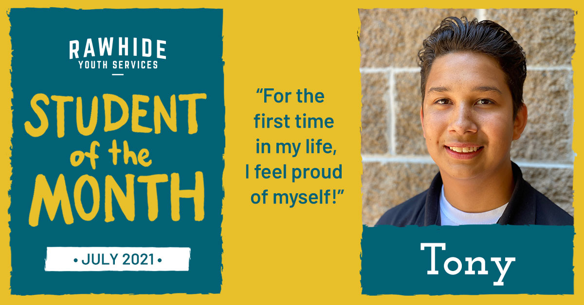July Student of the Month: Tony