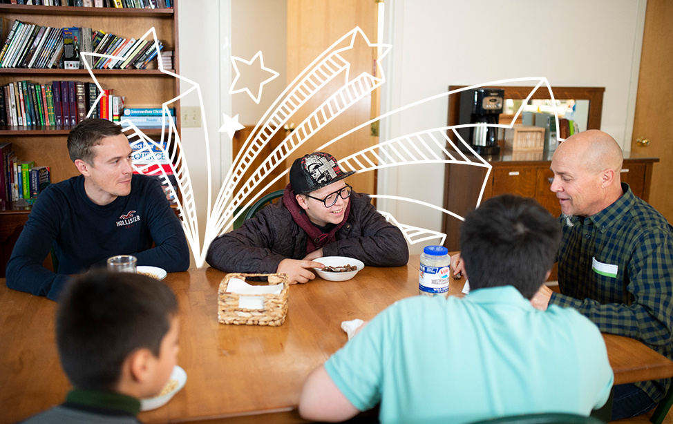 Part of a family and the community 