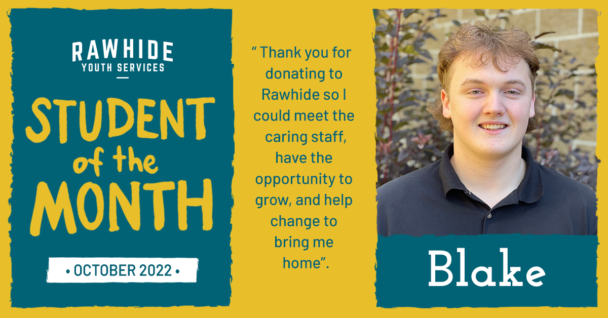 October Student of the Month – Blake