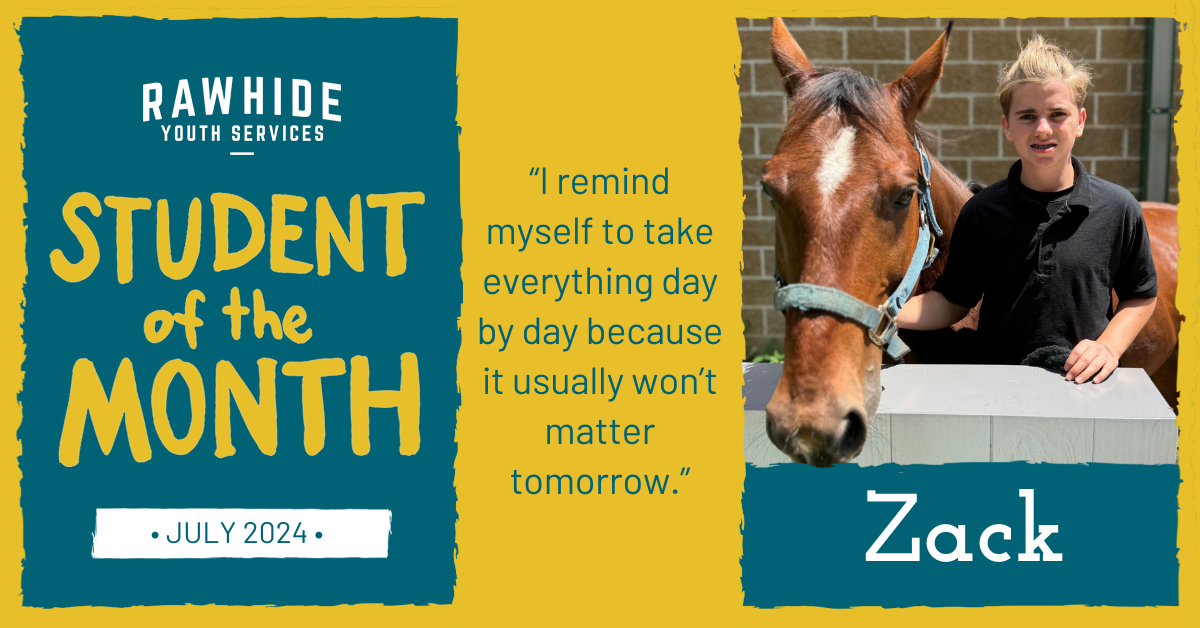 Student of the Month – Zack